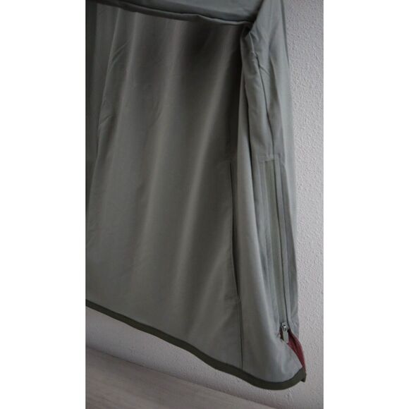 Adidas HS7591 Men's Sz M Silver Pebble Golf Go-To Lightweight Wind Hoodie - Picture 6 of 11